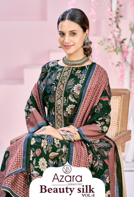 Beauty Silk 8 By Azara Modal Designer Salwar Suits Wholesale Price In Surat